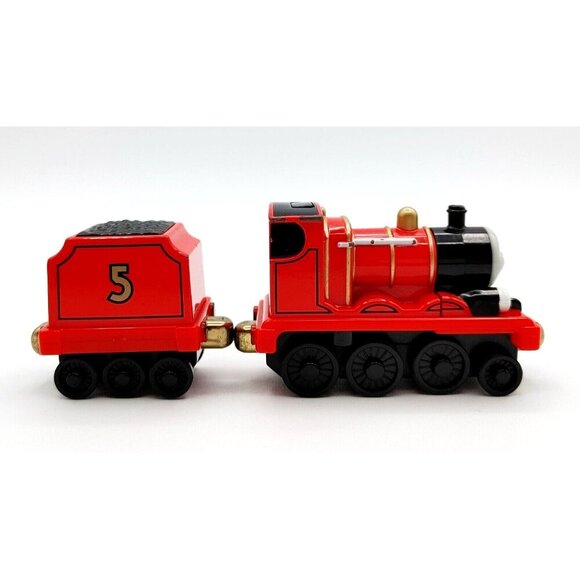 Thomas & Friends Train Tank Diecast Metal Talking James With Light 2008 - Picture 1 of 6